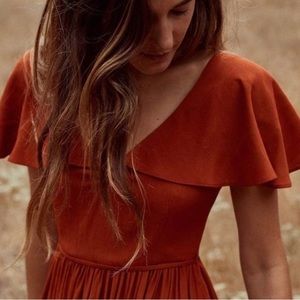 Christy Dawn The Monarch Dress Rustic Orange